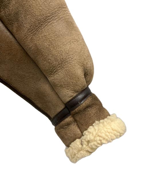 AVIREX（アヴィレックス）AVIREX (アヴィレックス) B-3 ムートンジャケット ブラウン サイズ:38の古着・服飾アイテム