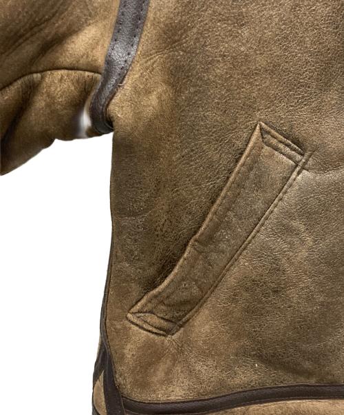 AVIREX（アヴィレックス）AVIREX (アヴィレックス) B-3 ムートンジャケット ブラウン サイズ:38の古着・服飾アイテム
