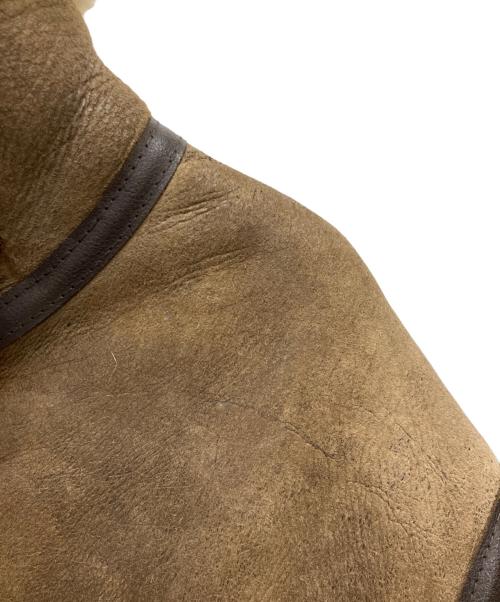 AVIREX（アヴィレックス）AVIREX (アヴィレックス) B-3 ムートンジャケット ブラウン サイズ:38の古着・服飾アイテム