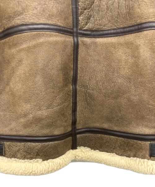 AVIREX（アヴィレックス）AVIREX (アヴィレックス) B-3 ムートンジャケット ブラウン サイズ:38の古着・服飾アイテム