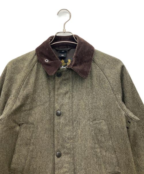 Barbour（バブアー）Barbour (バブアー) SL BEDALE WOOL グリーン×ブラウン サイズ:36の古着・服飾アイテム
