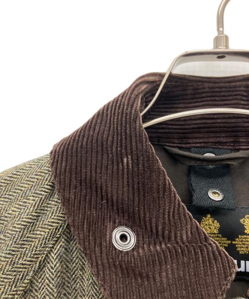 Barbour（バブアー）Barbour (バブアー) SL BEDALE WOOL グリーン×ブラウン サイズ:36の古着・服飾アイテム