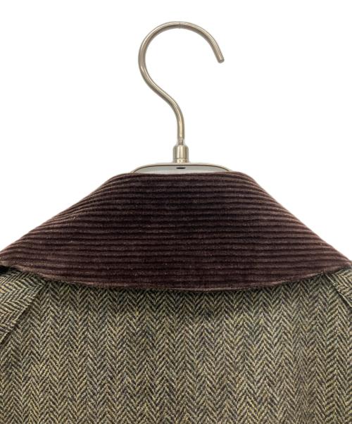 Barbour（バブアー）Barbour (バブアー) SL BEDALE WOOL グリーン×ブラウン サイズ:36の古着・服飾アイテム