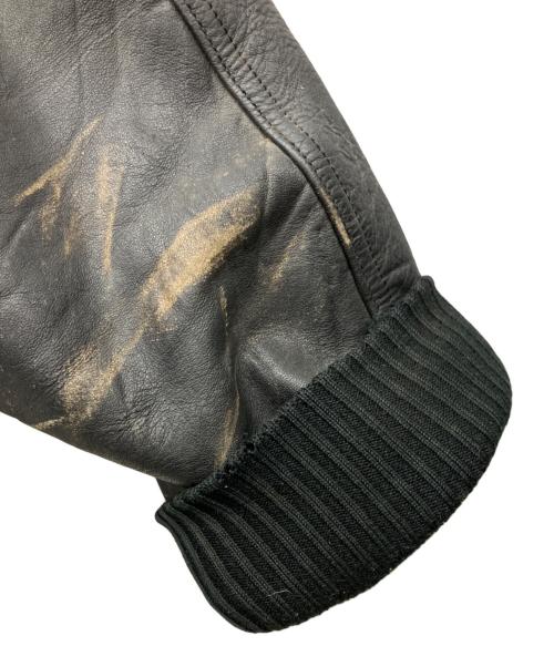 AVIREX（アヴィレックス）AVIREX (アヴィレックス) 90'sレザージャケット ブラック サイズ:Ｍの古着・服飾アイテム