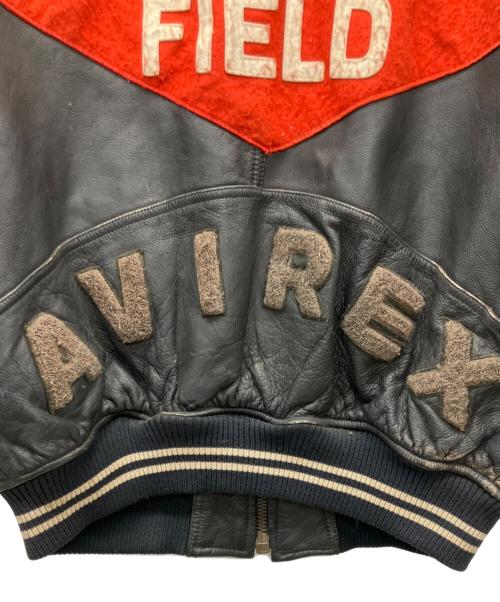 AVIREX（アヴィレックス）AVIREX (アヴィレックス) 90'sレザージャケット ブラック サイズ:Ｍの古着・服飾アイテム