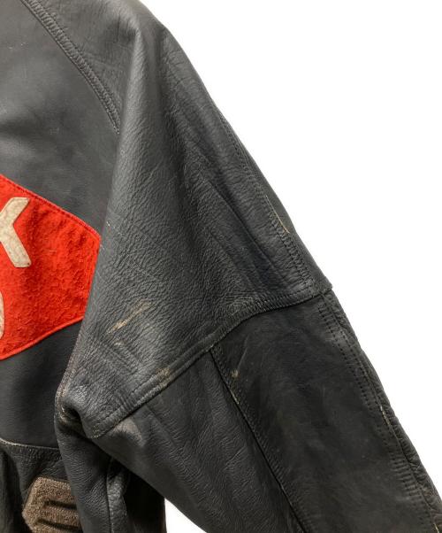 AVIREX（アヴィレックス）AVIREX (アヴィレックス) 90'sレザージャケット ブラック サイズ:Ｍの古着・服飾アイテム