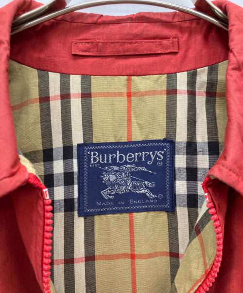 Burberry's（バーバリー）Burberry's (バーバリー) スイングトップ レッド サイズ:不明の古着・服飾アイテム