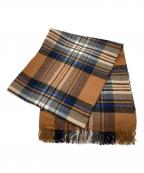 JOHNSTONS OF ELGINジョンストンズオブエルガン）の古着「マフラー」｜ブラウン