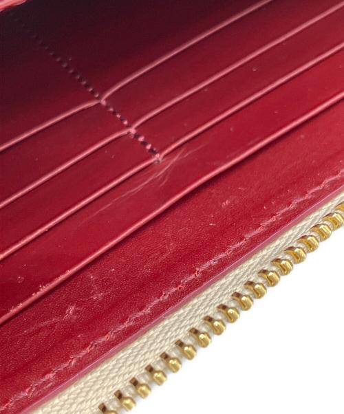 unkown（アンノウン）unkown (アンノウン) ラウンドファスナー長財布 ホワイトの古着・服飾アイテム