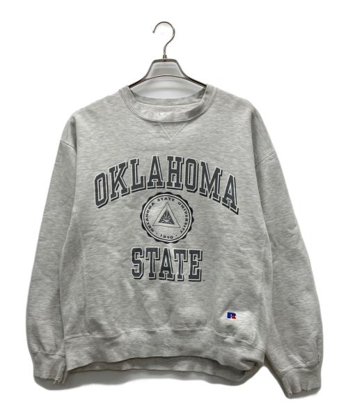 RUSSELL ATHLETIC（ラッセルアスレチック）RUSSELL ATHLETIC (ラッセルアスレチック) 90'sカレッジロゴスウェット グレー サイズ:Lの古着・服飾アイテム