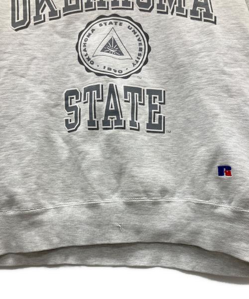 RUSSELL ATHLETIC（ラッセルアスレチック）RUSSELL ATHLETIC (ラッセルアスレチック) 90'sカレッジロゴスウェット グレー サイズ:Lの古着・服飾アイテム