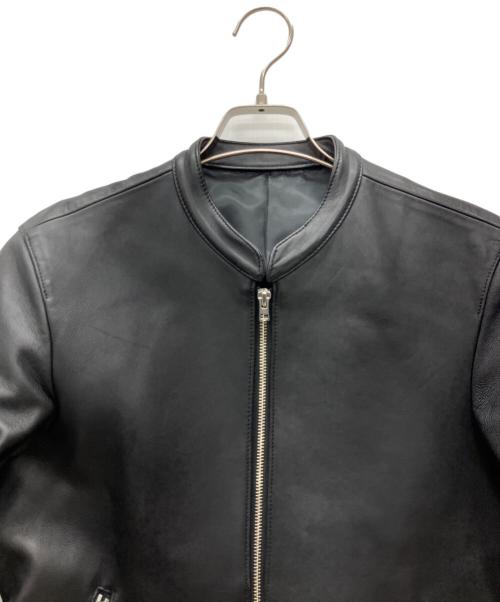 LIDnM（リドム）LIDnM (リドム) ラムレザージャケット ブラック サイズ:Mの古着・服飾アイテム