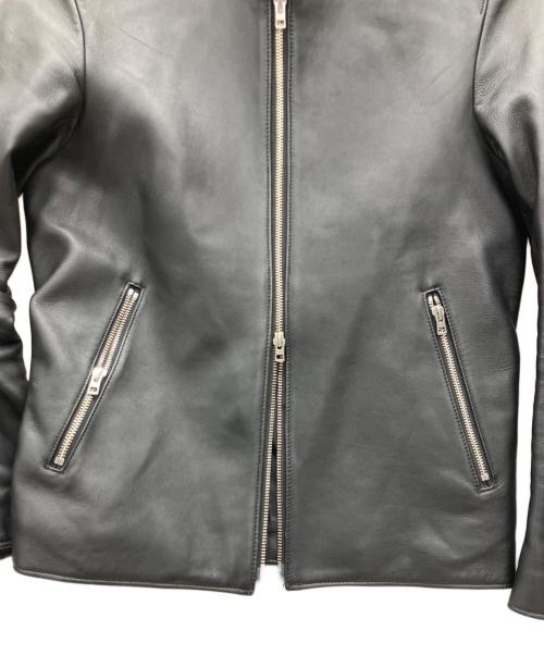 LIDnM（リドム）LIDnM (リドム) ラムレザージャケット ブラック サイズ:Mの古着・服飾アイテム