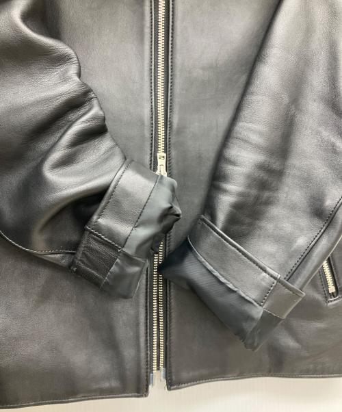 LIDnM（リドム）LIDnM (リドム) ラムレザージャケット ブラック サイズ:Mの古着・服飾アイテム