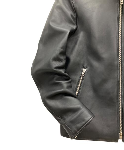 LIDnM（リドム）LIDnM (リドム) ラムレザージャケット ブラック サイズ:Mの古着・服飾アイテム