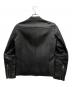 LIDnM (リドム) ラムレザージャケット ブラック サイズ:M：7000円