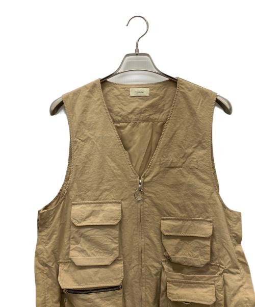 Toironier（トワロニエ）Toironier (トワロニエ) Lace Up Vest カーキ サイズ:FREEの古着・服飾アイテム