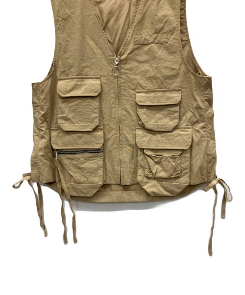 Toironier（トワロニエ）Toironier (トワロニエ) Lace Up Vest カーキ サイズ:FREEの古着・服飾アイテム