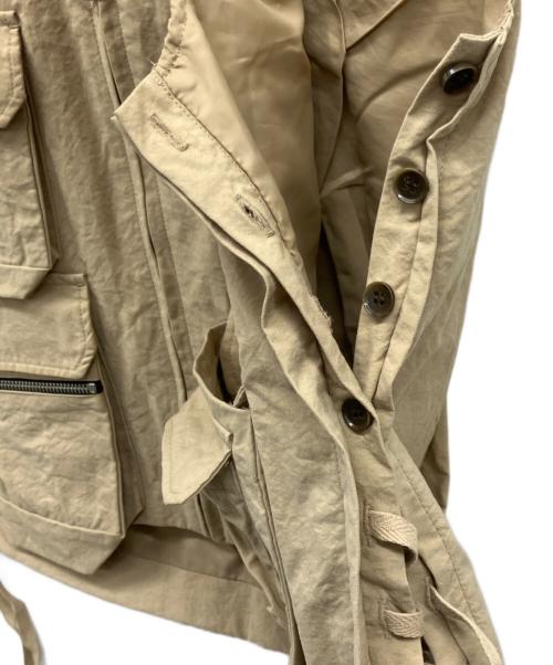 Toironier（トワロニエ）Toironier (トワロニエ) Lace Up Vest カーキ サイズ:FREEの古着・服飾アイテム