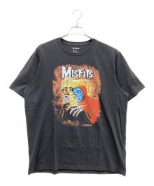 Stance×MISFITS（スタンス×ミスフィッツ）の古着「半袖カットソー」｜ブラック