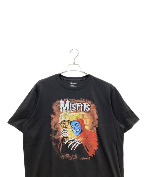 Stance（スタンス）Stance (スタンス) MISFITS (ミスフィッツ) 半袖カットソー ブラック サイズ:XXLの古着・服飾アイテム