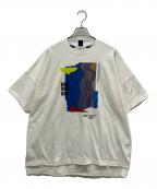 UN3D.アンスリード）の古着「ABSTRACT WAVE T」｜ホワイト