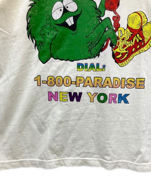 PARADISE NYC（パラダイス・ニューヨークシティ）PARADISE NYC (パラダイス・ニューヨークシティ) 半袖カットソー アイボリー サイズ:LARGEの古着・服飾アイテム