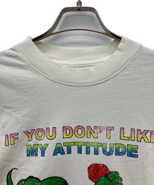 PARADISE NYC（パラダイス・ニューヨークシティ）PARADISE NYC (パラダイス・ニューヨークシティ) 半袖カットソー アイボリー サイズ:LARGEの古着・服飾アイテム