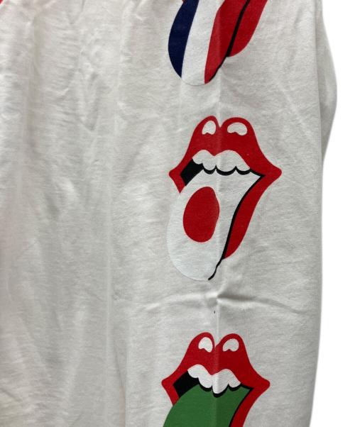 Market rolling stones（ローリングストーンズ）Market rolling stones (ローリングストーンズ) 長袖カットソー ホワイト サイズ:XLの古着・服飾アイテム