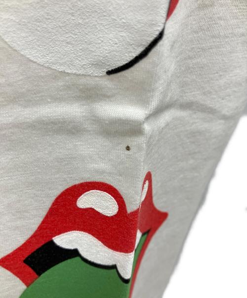 Market rolling stones（ローリングストーンズ）Market rolling stones (ローリングストーンズ) 長袖カットソー ホワイト サイズ:XLの古着・服飾アイテム