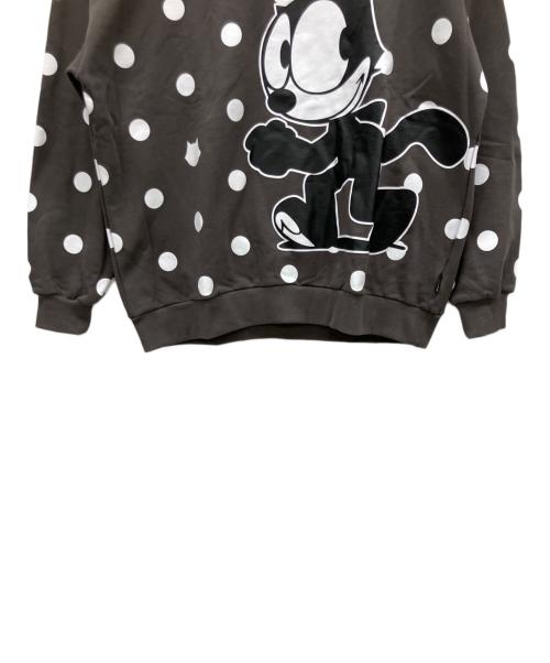 FRAPBOIS（フラボア）FRAPBOIS (フラボア) FELIX ドット裏毛 チャコールグレー サイズ:SIZE 2の古着・服飾アイテム