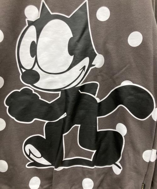 FRAPBOIS（フラボア）FRAPBOIS (フラボア) FELIX ドット裏毛 チャコールグレー サイズ:SIZE 2の古着・服飾アイテム