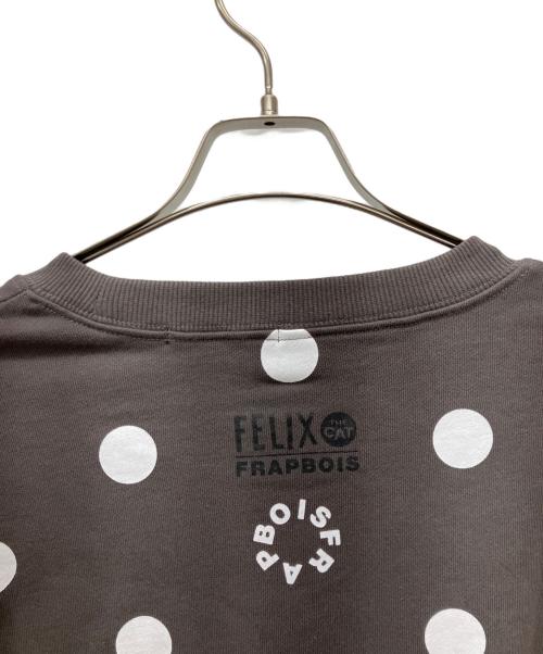 FRAPBOIS（フラボア）FRAPBOIS (フラボア) FELIX ドット裏毛 チャコールグレー サイズ:SIZE 2の古着・服飾アイテム