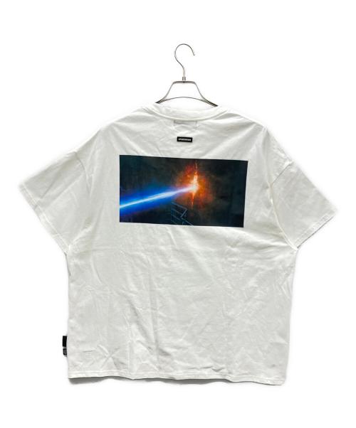 little sunny bite（リトルサニーバイト）little sunny bite (リトルサニーバイト) STRANGER THINGS (ストレンジャーシングス) 半袖カットソー ホワイト サイズ:Mの古着・服飾アイテム