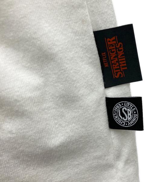 little sunny bite（リトルサニーバイト）little sunny bite (リトルサニーバイト) STRANGER THINGS (ストレンジャーシングス) 半袖カットソー ホワイト サイズ:Mの古着・服飾アイテム