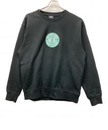 HUF（ハフ）の古着「TRANSIT AUTHORITY CREWNECK」｜ブラック
