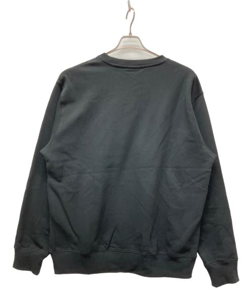 HUF（ハフ）HUF (ハフ) TRANSIT AUTHORITY CREWNECK ブラック サイズ:XLの古着・服飾アイテム