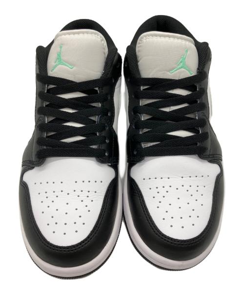 NIKE（ナイキ）NIKE (ナイキ) AIR JORDAN 1LOW ホワイト×ブラック✕ライトグリーン サイズ:25の古着・服飾アイテム