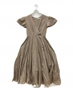 MARIHAマリハ）の古着「半袖ワンピース」｜ベージュ