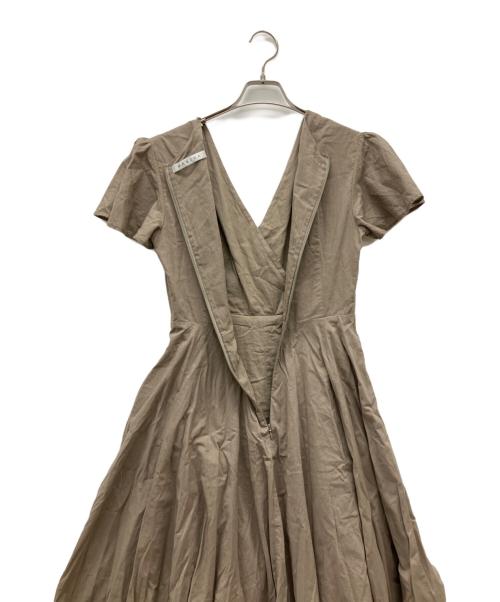 MARIHA（マリハ）MARIHA (マリハ) 半袖ワンピース ベージュ サイズ:36の古着・服飾アイテム