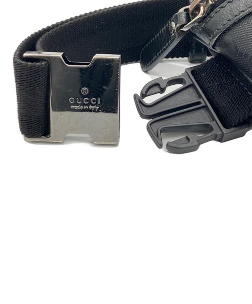GUCCI（グッチ）GUCCI (グッチ) ウエストバッグ ブラックの古着・服飾アイテム