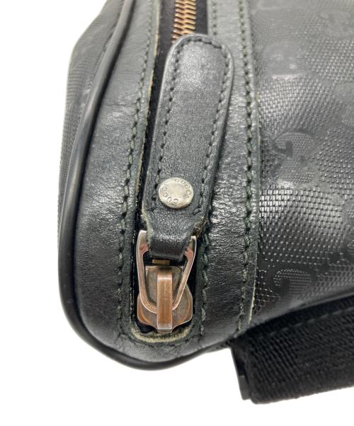 GUCCI（グッチ）GUCCI (グッチ) ウエストバッグ ブラックの古着・服飾アイテム