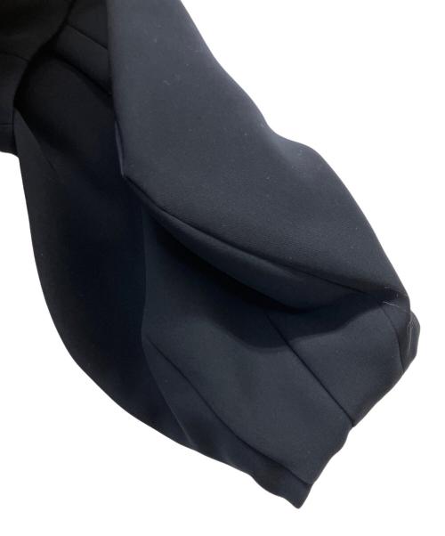 ENFOLD（エンフォルド）ENFOLD (エンフォルド) PEツイル フレア シャツドレス ネイビー サイズ:38の古着・服飾アイテム