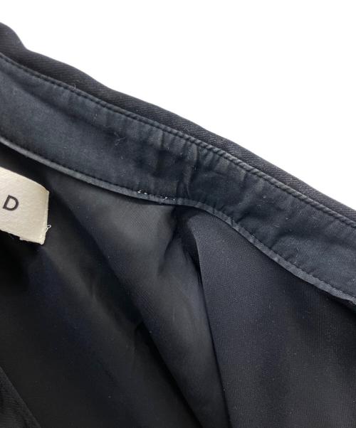 ENFOLD（エンフォルド）ENFOLD (エンフォルド) PEツイル フレア シャツドレス ネイビー サイズ:38の古着・服飾アイテム