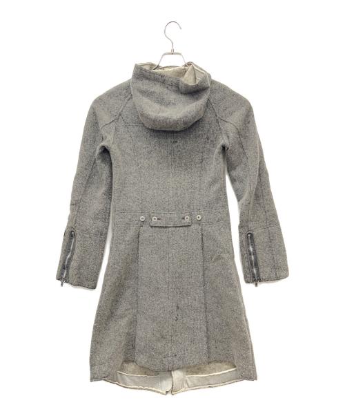 DIESEL（ディーゼル）DIESEL (ディーゼル) フーデッドコート グレー サイズ:Sの古着・服飾アイテム