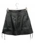 DIESEL Black Gold (ディーゼル ブラック ゴールド) レザースカート ブラック サイズ:38：8000円