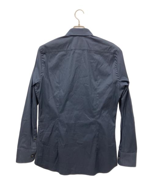 PRADA（プラダ）PRADA (プラダ) 長袖シャツ ネイビー サイズ:41/16の古着・服飾アイテム