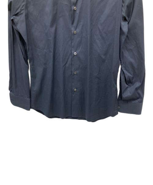 PRADA（プラダ）PRADA (プラダ) 長袖シャツ ネイビー サイズ:41/16の古着・服飾アイテム