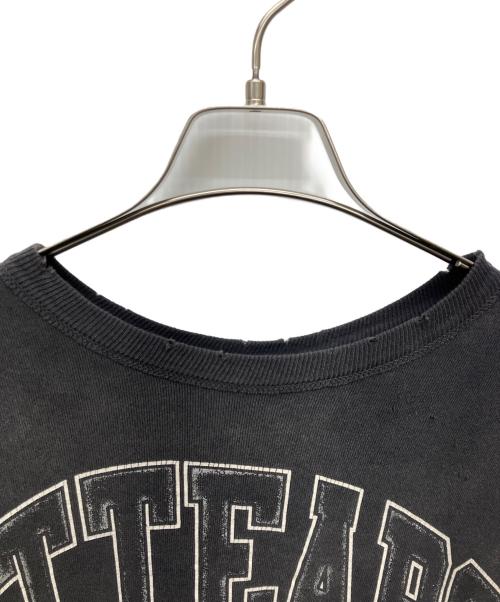 SAINT MICHAEL（セントマイケル）SAINT MICHAEL (セントマイケル) Denim Tears (デニムティアーズ) クルーネックスウェット ブラック サイズ:Mの古着・服飾アイテム