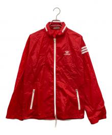 adidas（アディダス）の古着「80s三角タグナイロンジャケット」｜レッド
